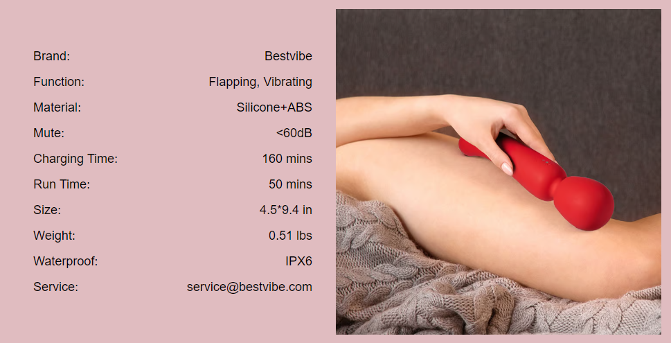 Powerful Flapping Vibrator Vibration & Flapping Modes Clitoral G-Spot Massage