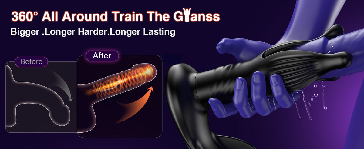 9 Tension Shock Flapping Prostate Massager Anal Toys