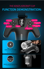 Toyshcool Hands-Free Male Masturbator with Adjustable Stroke & Sleeve Tightness