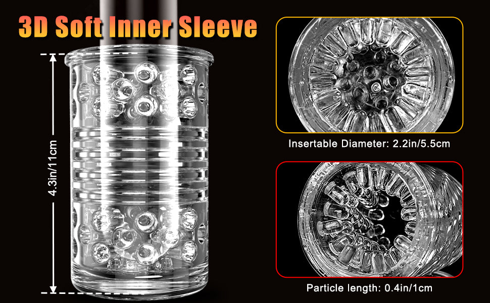 Hands-free Male Stroker Realistic Rotating Stroking Blowjob Machine