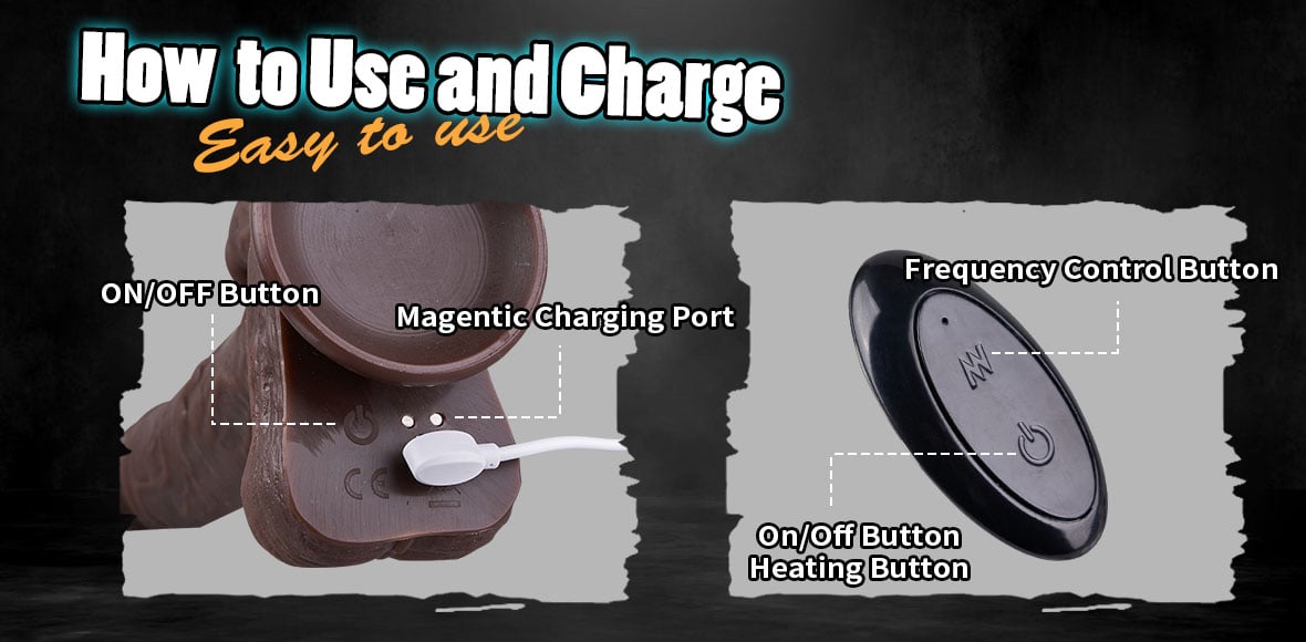 Swing Thrusting with Heating Modes 1:1 Lifelike Upgraded Licking Dildo