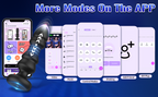 APP Remote Control 12 Vibrating & Thrusting Prostate Massager Anal Toys