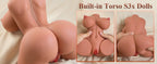 Daniela - Realistic Butt Latina Sex Torso Toy – Valentina Morena Soft Latex Breast & Hip Design