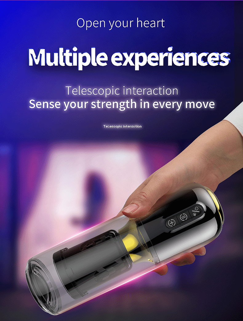 Blowjob Machine 3 Speeds 8 Modes Rotating Thrusting for Beginner