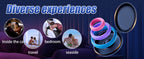 Candy Colours 3 Different Sizes Reusable Silicone Penis Ring
