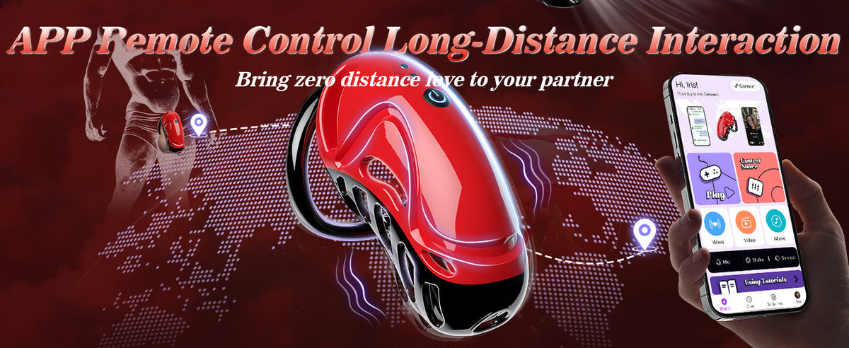 APP Remote Control Male Chastity Devices Sissy Cock Cage with 10 Vibrations