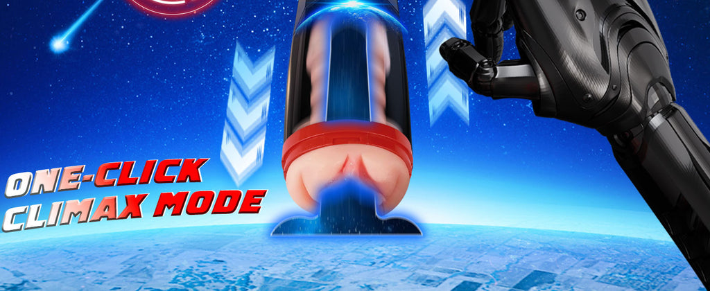 4-in-1 Masturbator cup, 10 vibration modes, 5 thrusting modes and a suction mode with voice interaction for a versatile experience