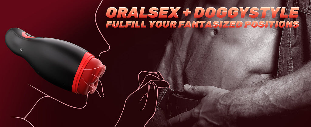 App Control Suction and Vibrating Male Masturbator with Phone Holder