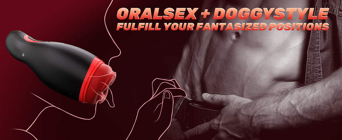 App Control Suction and Vibrating Male Masturbator with Phone Holder