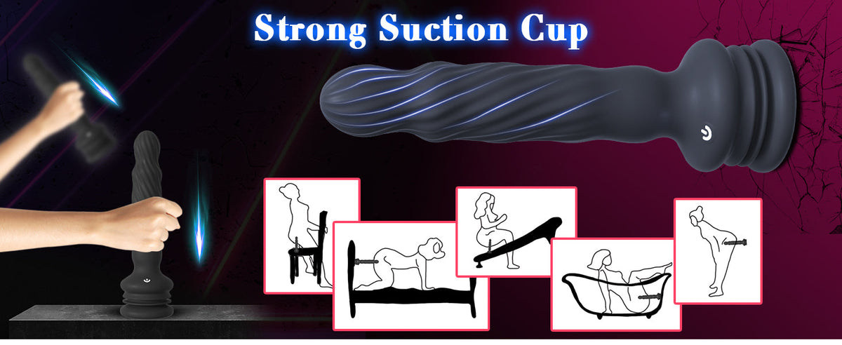 Wriggling Rotating Vibrating Prostate Massager Anal Butt Plug