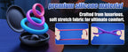 Candy Colours 3 Different Sizes Reusable Silicone Penis Ring