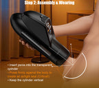 Flesh-like Sleeve Long-lasting Suction Clear Guidance Automatic Male Masturbator