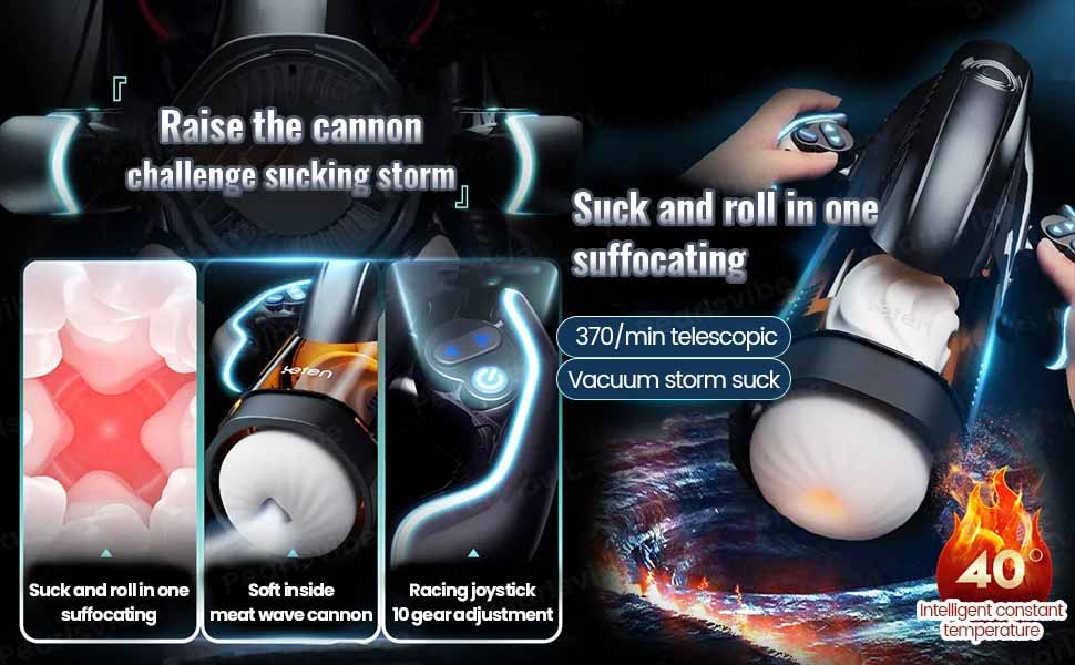 New Leten Bermuda Automatic Telescopic Sucking Heating Strong Male Masturbator