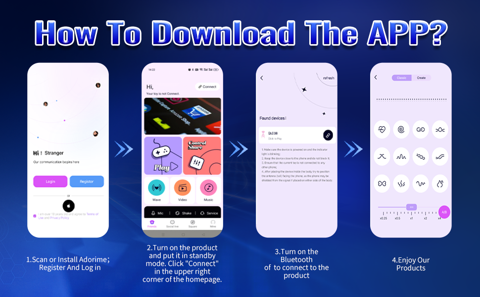 APP Remote Control 12 Vibrating & Thrusting Prostate Massager Anal Toys