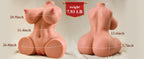 Daniela - Realistic Butt Latina Sex Torso Toy – Valentina Morena Soft Latex Breast & Hip Design