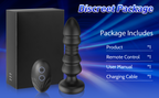 APP Remote Control 12 Vibrating & Thrusting Prostate Massager Anal Toys