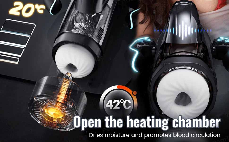 New Leten Bermuda Automatic Telescopic Sucking Heating Strong Male Masturbator