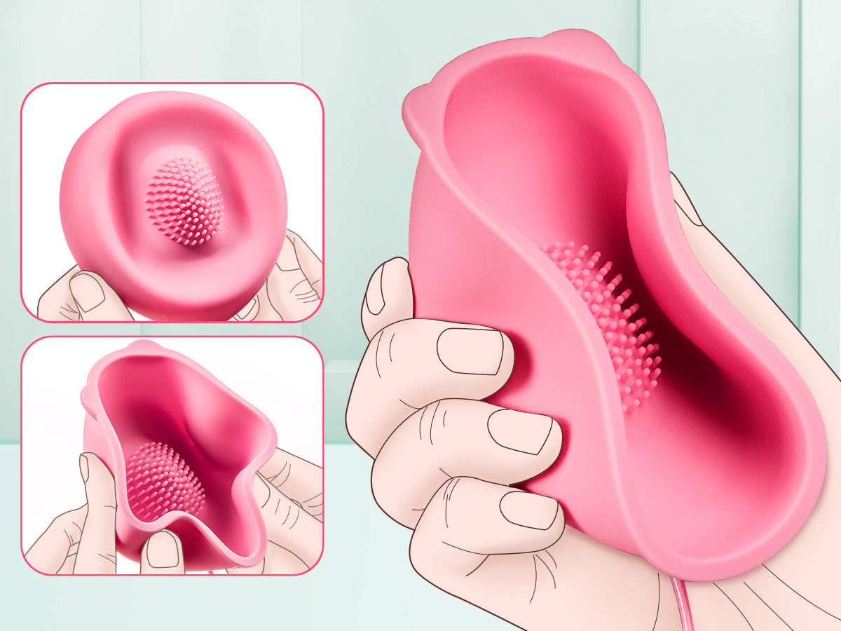 Vibrating Nipple Sucker & Clamp Toy