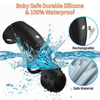 10 Vibrating Cock Ring with G-spot Stimulation and Remote Control