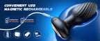 Anal Toys Anal Plug with 7 Rotation & 7 Vibration Anal Vibrators