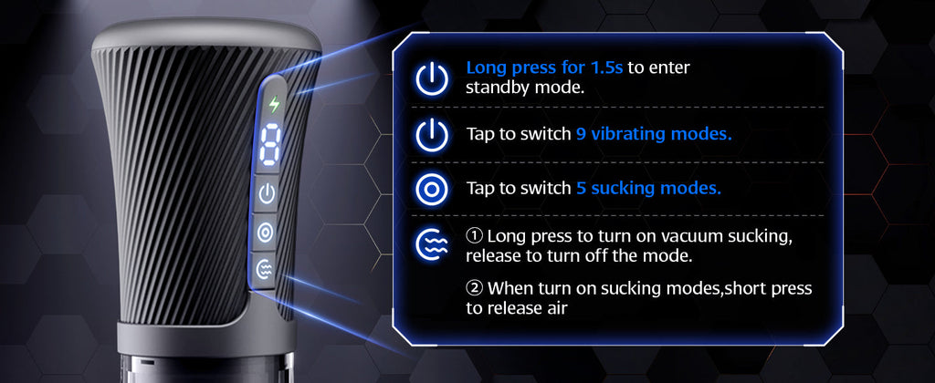 9 Vibrating Spring & 5 Vacuum Suction Penis Pump with 2 Switchable Sleeves