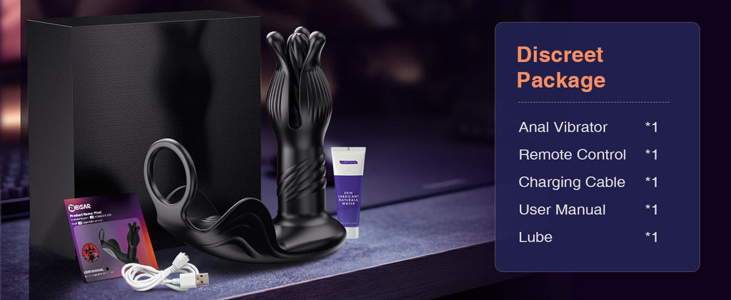 9 Tension Shock Flapping Prostate Massager Anal Toys