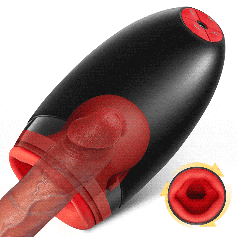3 in 1 Glans Massage Master Trainer 3 Spinning 5 Suction Male Mastubators