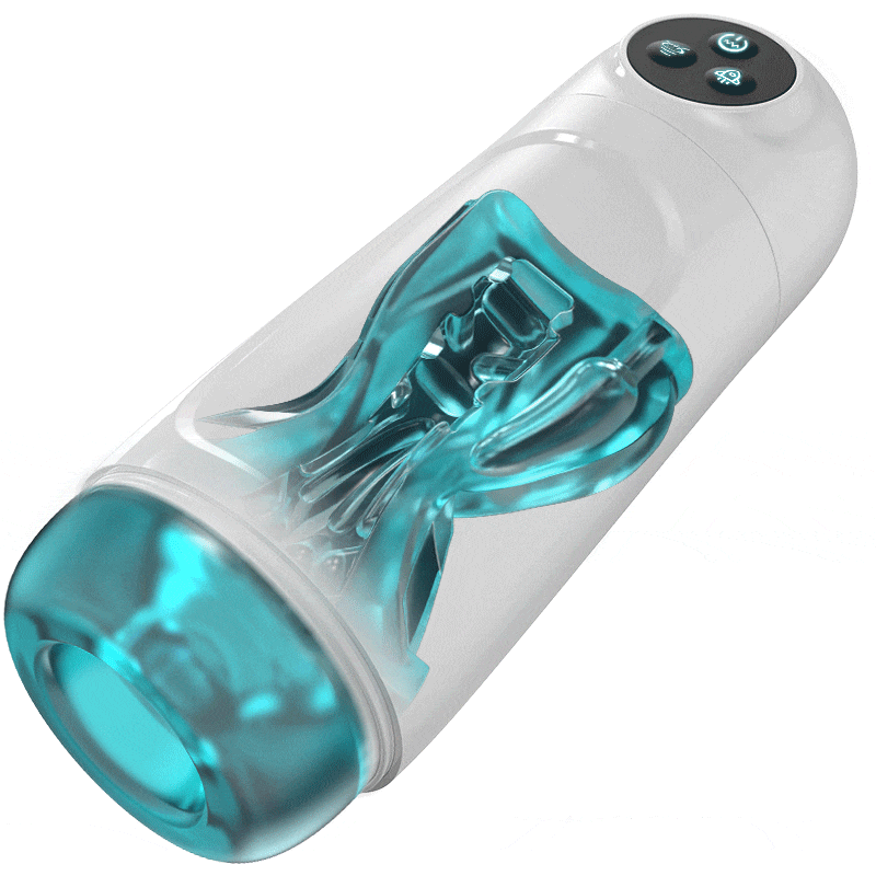 Baymax APP-Controlled Dual-Suction & Vibration Masturbator