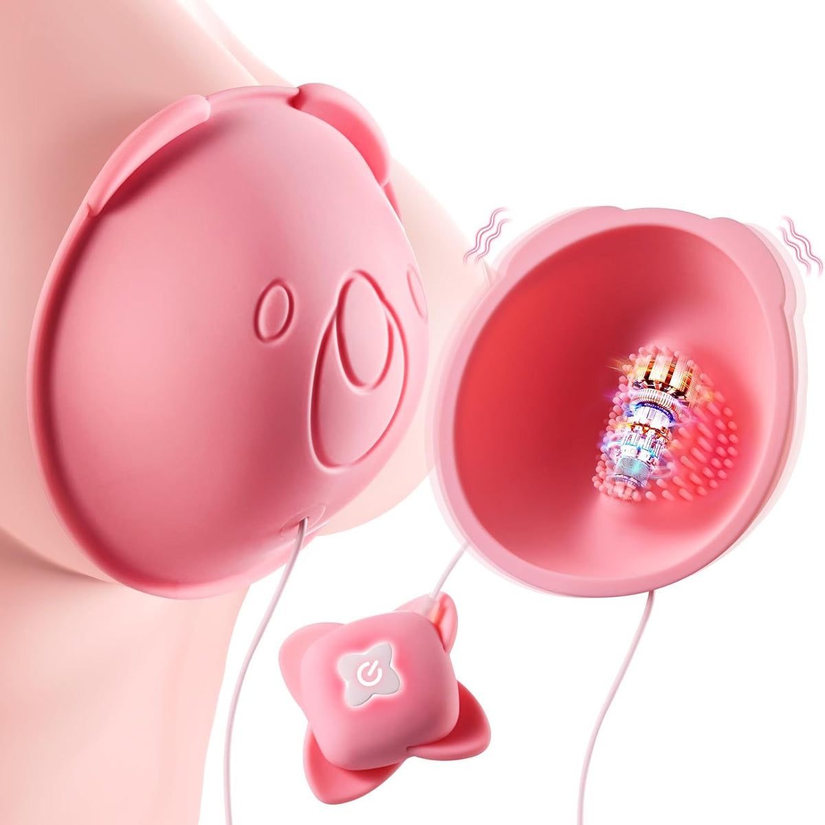 Vibrating Nipple Sucker & Clamp Toy
