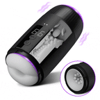 Selena - 8 Slap Tongue-Lick Male Masturbation with 2 Motors Vibration Massage Stroker