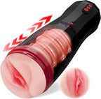 4-in-1 Masturbator cup, 10 vibration modes, 5 thrusting modes and a suction mode with voice interaction for a versatile experience