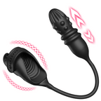 Thrusting & Vibrating Glans Trainer for Intense Penis and Anal Stimulation
