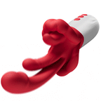 New Upgraded 4 In 1 Tongue Licking & Swings & Heating G-spot Vibrator For Women