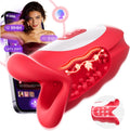 New 4 in 1 Waving Blowjog Trainer Wave Tongue Motion Penis Vibrator