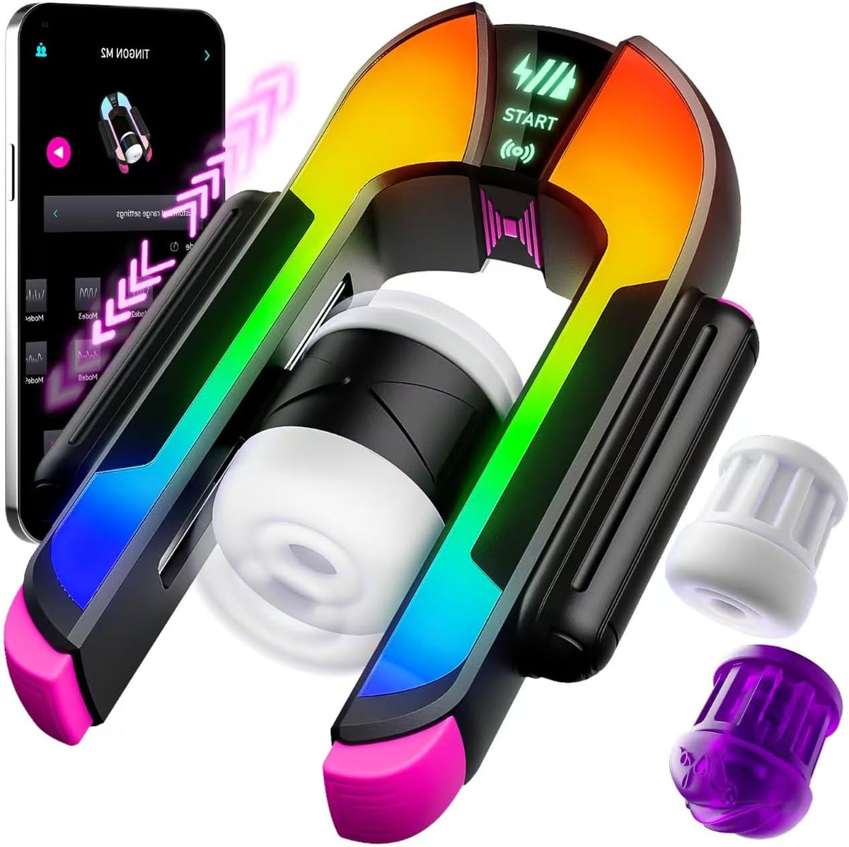 Tingon Masturbators M2 Smart space Capsule Masturbator with APP control