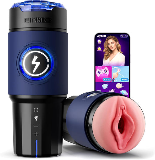 5X Smooth Thrusting Automatic Heating Male Stroker with App Control