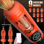 Heated Male Masturbator & Penis Pump — Upgraded 5-in-1 Male Sex Toy with 9 Built-in Modes
