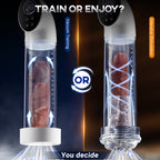Arthur-6 Smart Suction Enlargement Pump with Transparent Sleeve,Includes 2 Silicone Sleeves & 3 Delay Rings