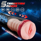 4-in-1 Masturbator cup, 10 vibration modes, 5 thrusting modes and a suction mode with voice interaction for a versatile experience
