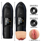 Flesh-like Sleeve Long-lasting Suction Clear Guidance Automatic Male Masturbator