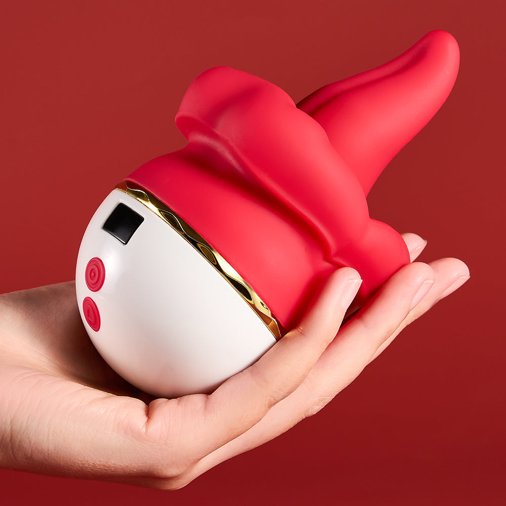 Silk Teaser Rose Tongue Vibrator
