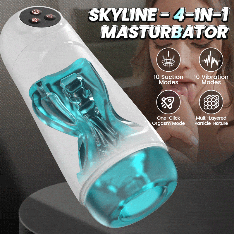 Baymax APP-Controlled Dual-Suction & Vibration Masturbator