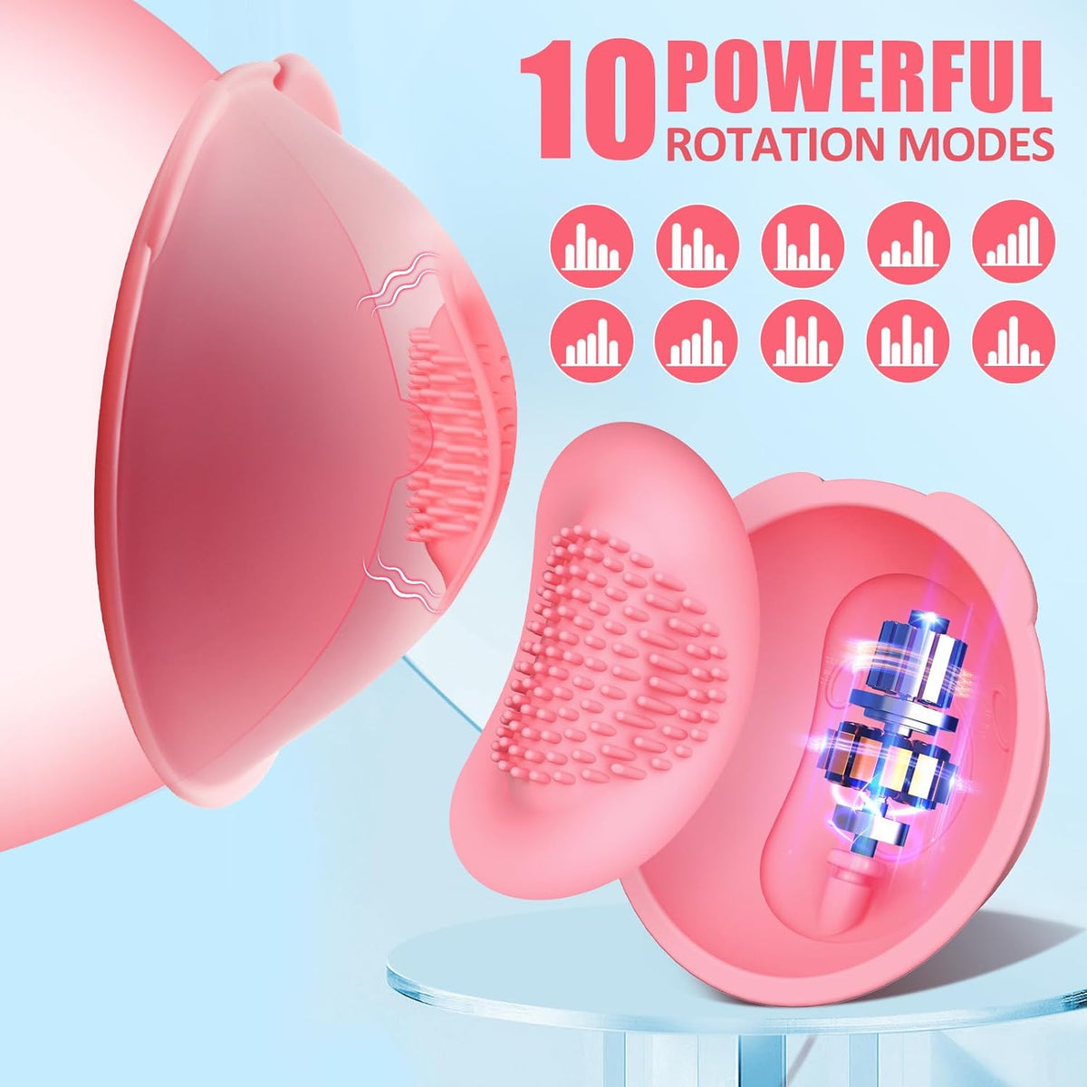 Vibrating Nipple Sucker & Clamp Toy