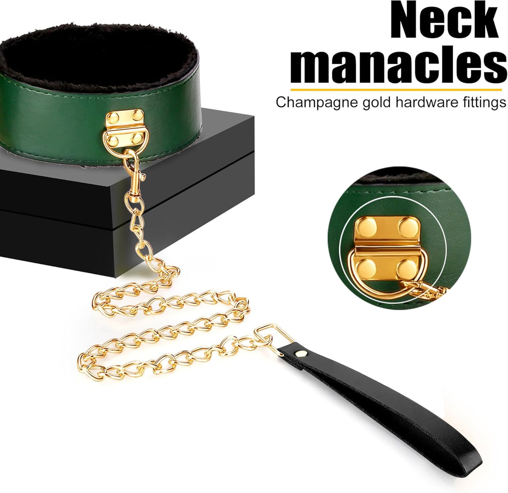 Master Series Hook Up 12-piece Plush Bondage Set