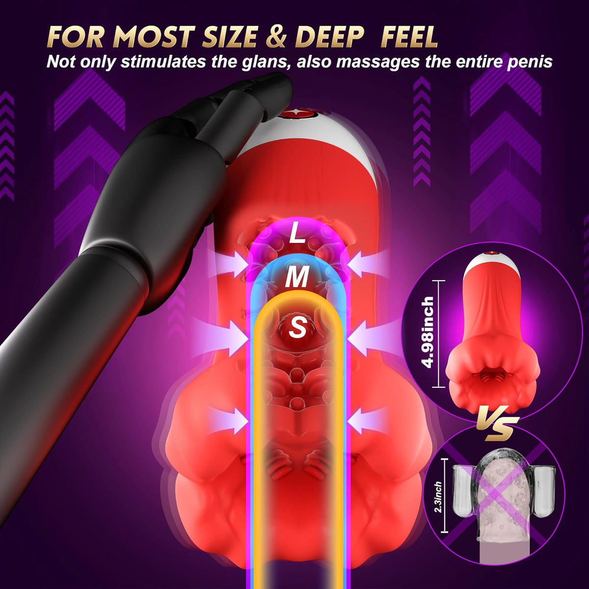 9X Training Stroker with App Remote Control Penis Vibrator