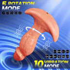 APP & Remote Control 360° Rotating Vibrating Butt Plug Anal Dildo