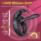 4-in-1 Ultimate Rabbit Clitoris Vibrating Cock Ring