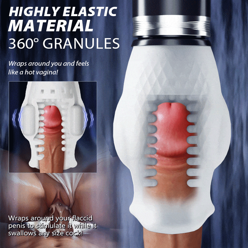 Tornado 3.0 - Dual Motor Oralsex Analog Masturbator 7 Vibrations 5 Retractions 5 Rotations