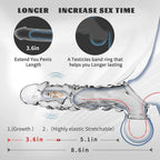 Double Signal Vibrating Penis Sleeve Cock Ring