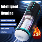 Fully Automatic Male Masturbator & Penis Enlargement Pump: 6 Modes, Featuring Thrusting, Suction, and Heating Functions